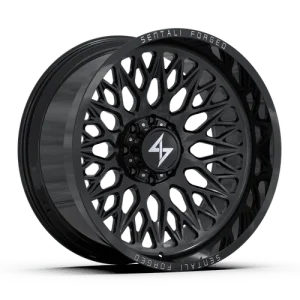 Sentali – Forged SF-6 – Black – 22″x10″ -24mm – All weather Wheels – SF622105124GB